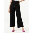 thumbnail image 1 of Scoop Women's and Women's Plus Ultimate Scubaknit Cropped Sweatpants, Sizes XS-4X, 1 of 5