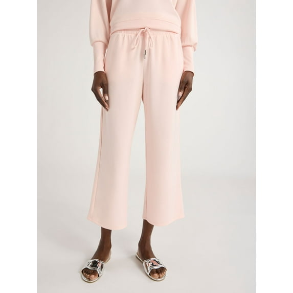 Scoop Women's and Women's Plus Ultimate Scubaknit Cropped Sweatpants, Sizes XS-4X