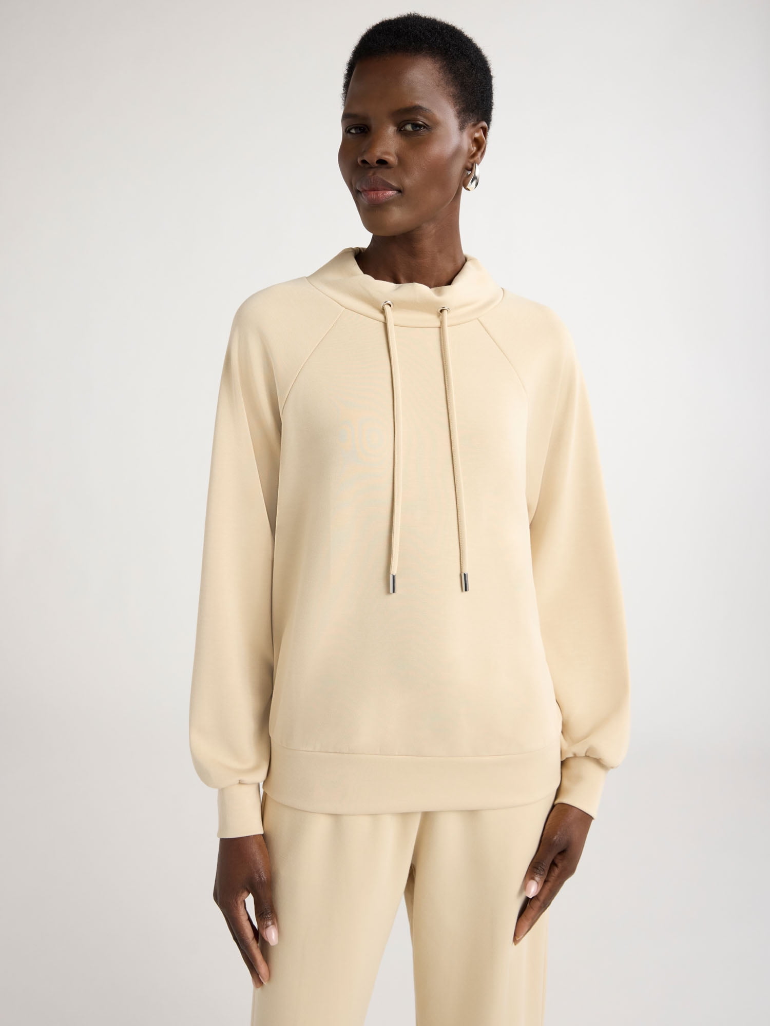 Walmart exclusive discounts  Scoop ScubaKnit Funnel Neck Sweatshirt - XS-4X Sizes