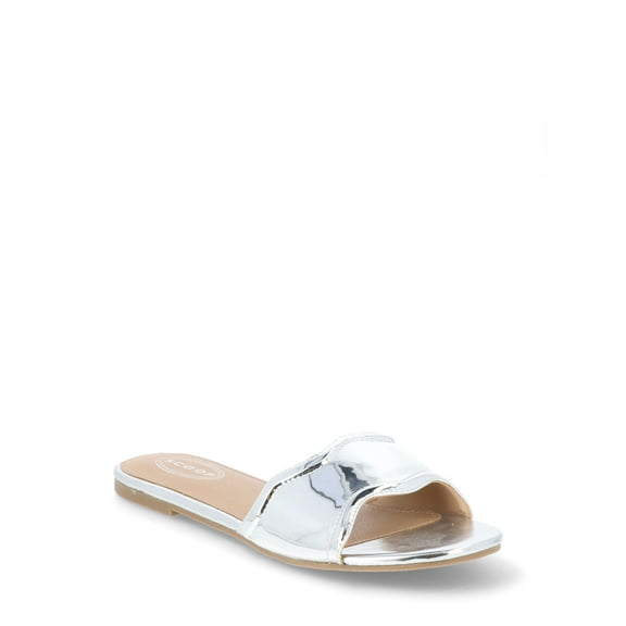 Scoop Womens Wave Slide Sandals