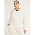 thumbnail image 1 of Scoop Women’s & Women's Plus Ultimate ScubaKnit Half Zip Sweatshirt, Sizes XS-4X, 1 of 4