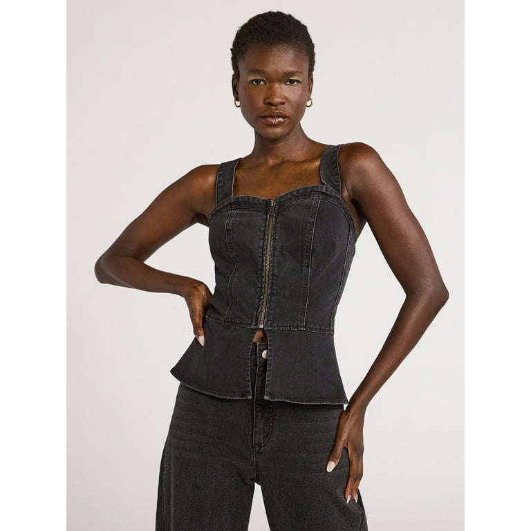 Zip up womens top shop