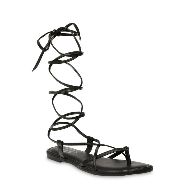 Scoop Women's Zoey Lace Up Thong Sandals