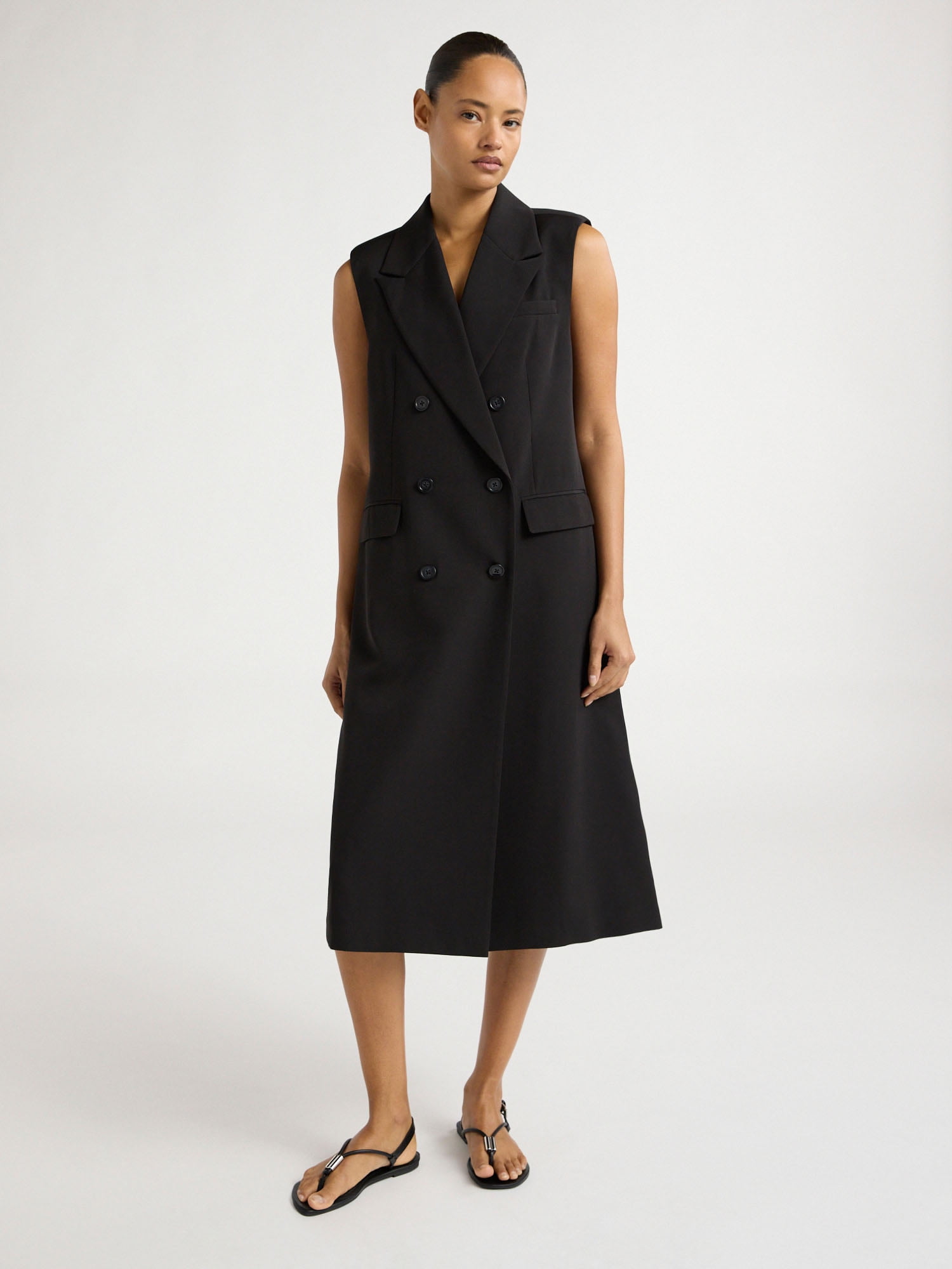 Scoop Women's and Women's Plus Crepe Oversized Double Scoop Women's and Women's Plus Crepe Oversized Double