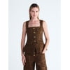 Scoop Women's and Women's Plus Denim Corset Top, Sizes XS-4X