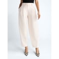 thumbnail image 1 of Devil Wears Prada Scoop Collection Women’s and Women's Plus High Rise Pleated Trousers, 30" Inseam, Sizes 0-26W, 1 of 5