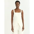 thumbnail image 1 of Scoop Women's and Women's Plus Linen Blend Longline Vest, Sizes XS-4X, 1 of 5