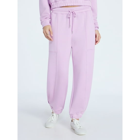 Scoop Women's and Women's Plus New Scubaknit Barrel Pants, Sizes XS-4X