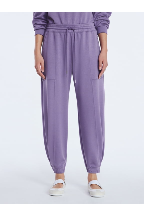 Women's and Women's Plus New Scubaknit Barrel Pants, Sizes XS-4X