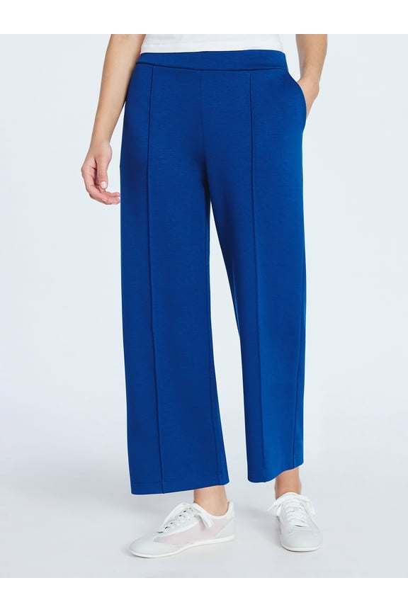 Women's and Women's Plus New Scubaknit Cropped Pants, Sizes XS-4X