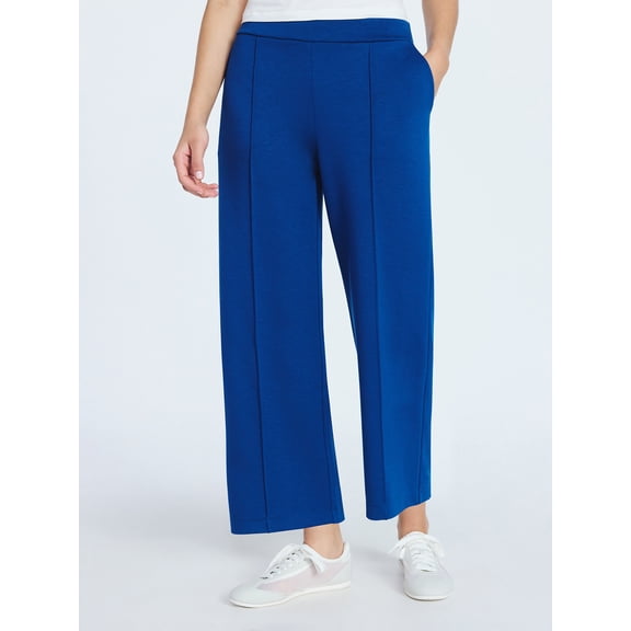 Scoop Women's and Women's Plus New Scubaknit Cropped Pants, Sizes XS-4X