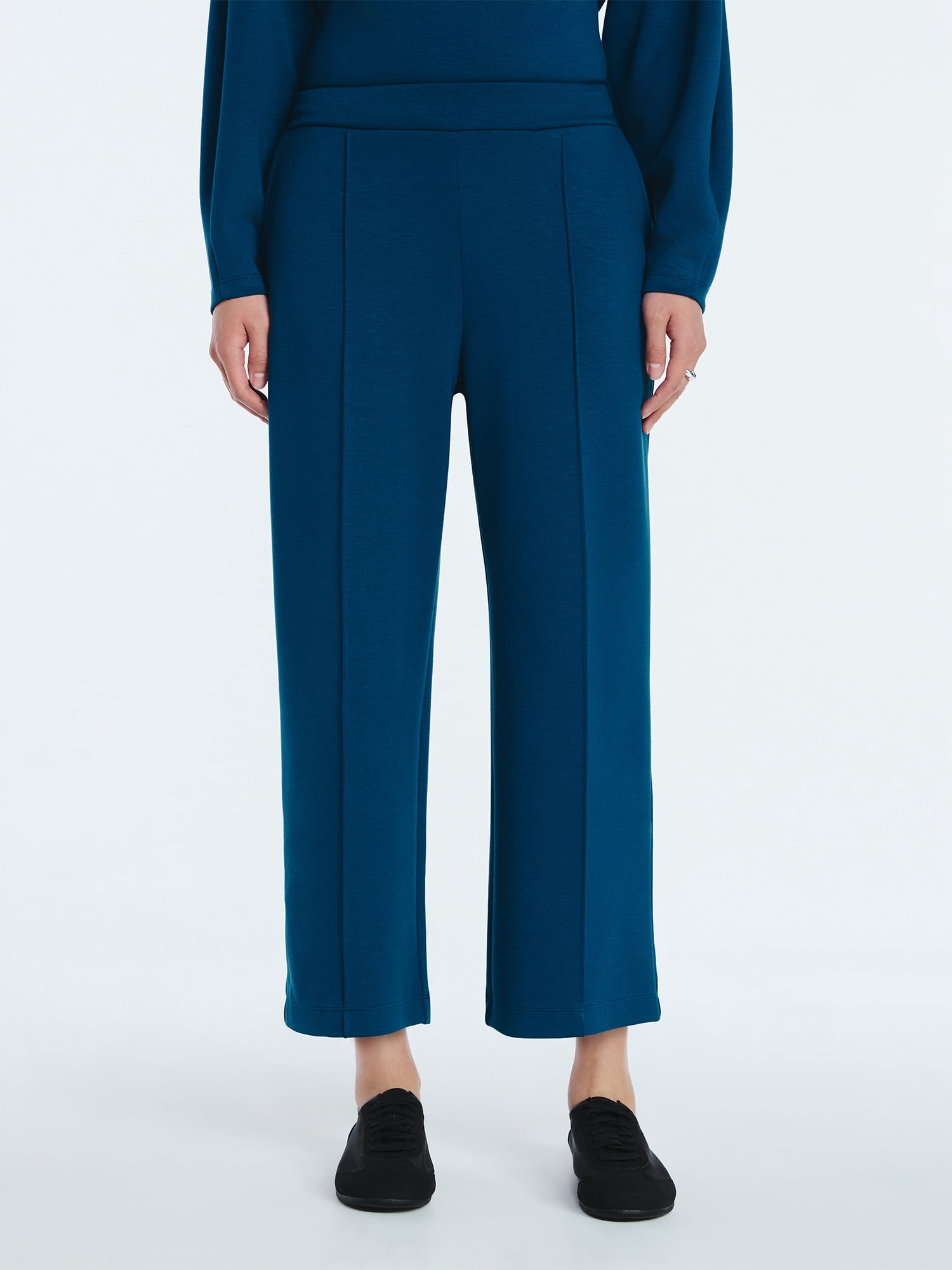 Scoop Women's New Scubaknit Cropped Pants, Sizes XS-4X