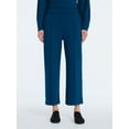 thumbnail image 1 of Scoop Women's and Women's Plus New Scubaknit Cropped Pants, Sizes XS-4X, 1 of 5