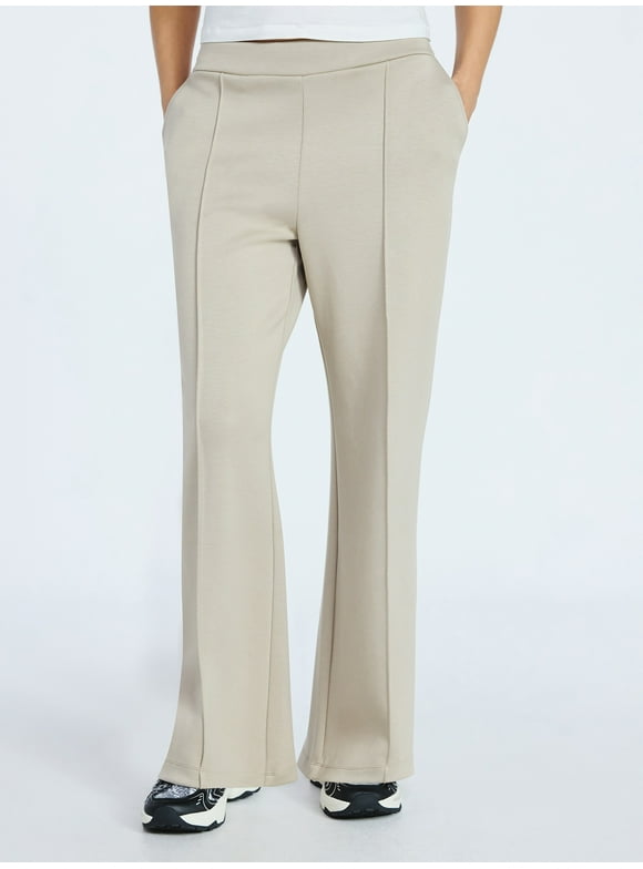Women's and Women's Plus New Scubaknit Seamed Sweatpants, Regular and Short Lengths, Sizes XS-4X