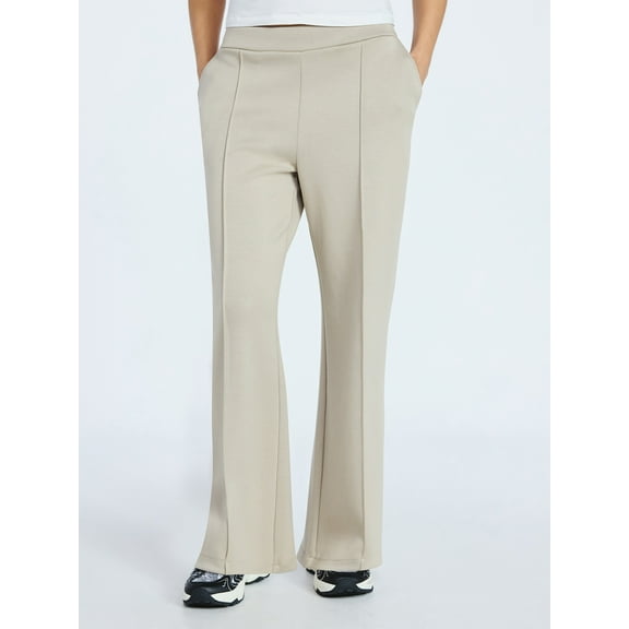 Scoop Women's and Women's Plus New Scubaknit Seamed Sweatpants, Regular and Short Lengths, Sizes XS-4X