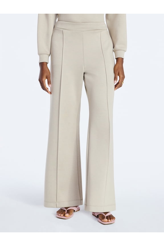 Women's and Women's Plus New Scubaknit Seamed Sweatpants, Regular and Short Lengths, Sizes XS-4X