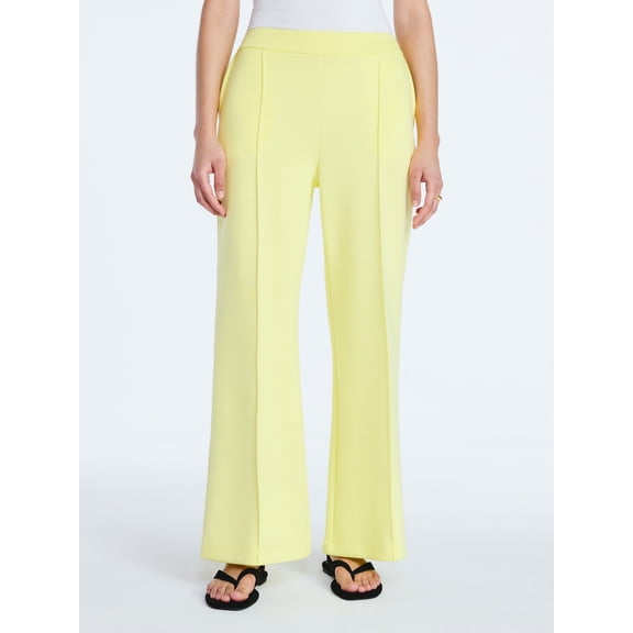 Scoop Women's and Women's Plus New Scubaknit Seamed Sweatpants, Regular and Short Lengths, Sizes XS-4X