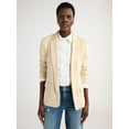 thumbnail image 1 of Scoop Women's and Women’s Plus Relaxed Ultimate ScubaKnit Blazer with Scrunch Sleeves, Sizes XS-4X, 1 of 5