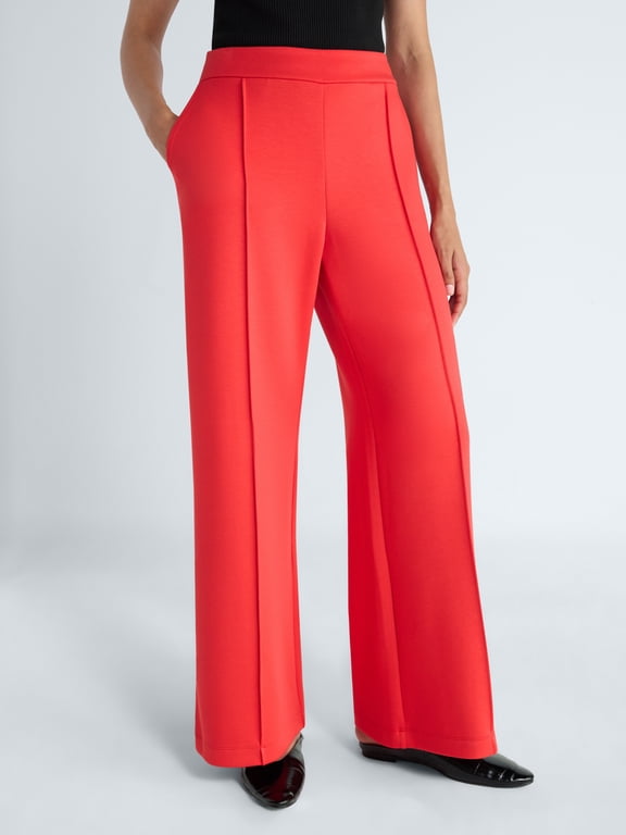 Women’s and Women’s Plus Scubaknit Seamed Sweatpants, Regular and Short Lengths, Sizes XS-4X