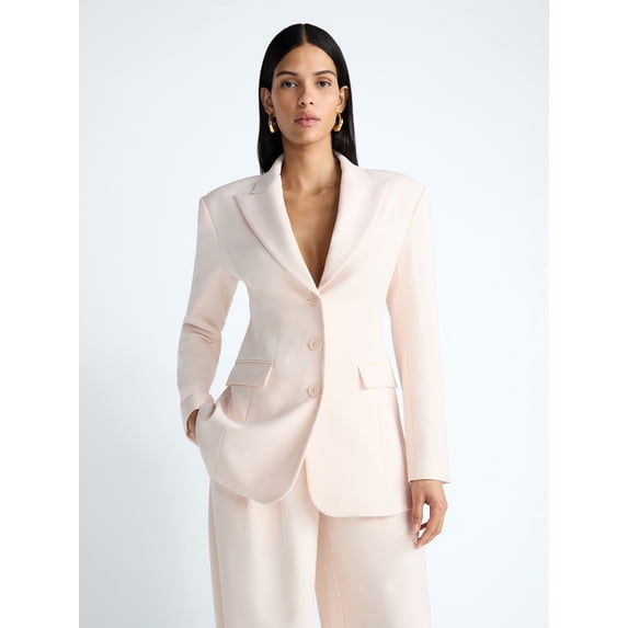 Devil Wears Prada Scoop Collection Women's and Women’s Plus Single Breasted Blazer, Sizes XS-4X