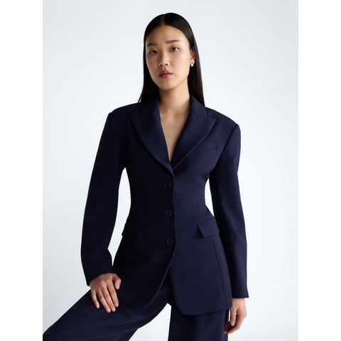 Devil Wears Prada Scoop Collection Women's and Women’s Plus Single Breasted Fitted Blazer, Sizes XS-4X