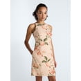 thumbnail image 1 of Scoop Women's and Women’s Plus Tie Back Mini Dress, Sizes 0-26W, 1 of 5