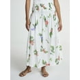 thumbnail image 1 of Scoop Women’s and Women’s Plus Smocked Waist Maxi Skirt, Sizes XS-4X, 1 of 4