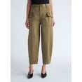 thumbnail image 1 of Scoop Women's and Women's Plus Tapered Cargo Trousers, 26'' Inseam, Sizes 0-28W, 1 of 4