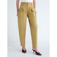 thumbnail image 1 of Scoop Women's and Women's Plus Tapered Cargo Trousers, 26'' Inseam, Sizes 0-28W, 1 of 5