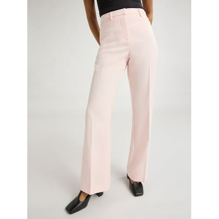 Scoop Women's and Women’s Plus Crepe High Rise Bootcut Suit Pants, Sizes 0-28