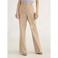 thumbnail image 1 of Scoop Women's and Women’s Plus Crepe High Rise Bootcut Suit Pants, Sizes 0-28, 1 of 2