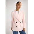 thumbnail image 1 of Scoop Women's and Women's Plus Crepe Slouchy Double Breasted Blazer, Sizes XS-4X, 1 of 5