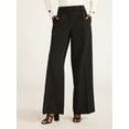 thumbnail image 1 of Scoop Women’s and Women's Plus Ultimate Crepe Wide Leg Trousers, 32", 32.5", and 34" Inseams, Sizes 0-28, 1 of 6