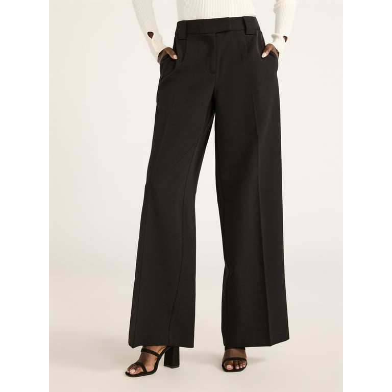 Scoop Women's and Women's Plus Ultimate Crepe Wide Leg Scoop Women's and Women's Plus Ultimate Crepe Wide Leg