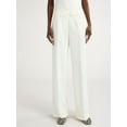 thumbnail image 1 of Scoop Women’s and Women's Plus Crepe Wide Leg Trousers, 32", 32.5", and 34" Inseams, Sizes 0-28, 1 of 5