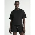 thumbnail image 1 of Scoop Women's and Women’s Plus Ultimate  Scubaknit Boxy Tee, Sizes XS-4X, 1 of 3