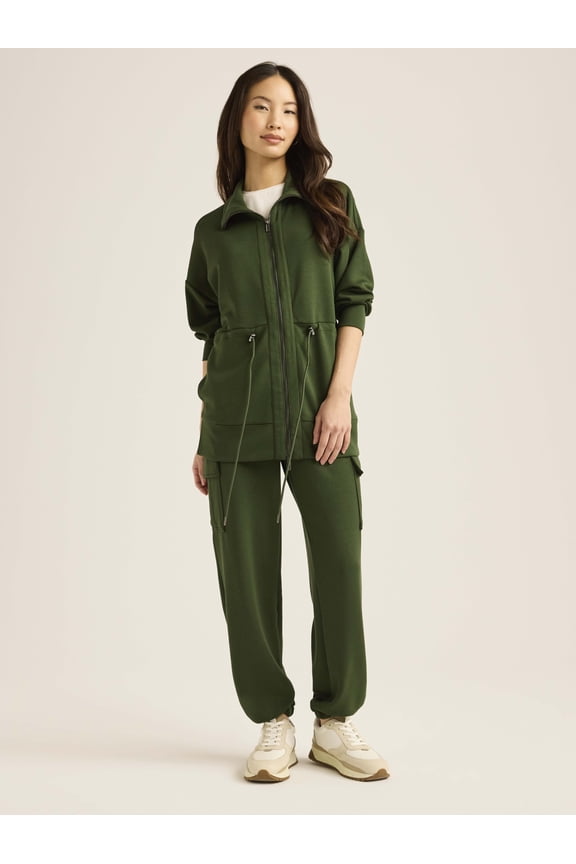 Women’s and Women's Plus Scubaknit Cargo Joggers, Sizes XS-4X