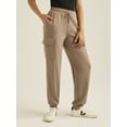 thumbnail image 1 of Scoop Women’s and Women's Plus Scubaknit Cargo Joggers, Sizes XS-4X, 1 of 4