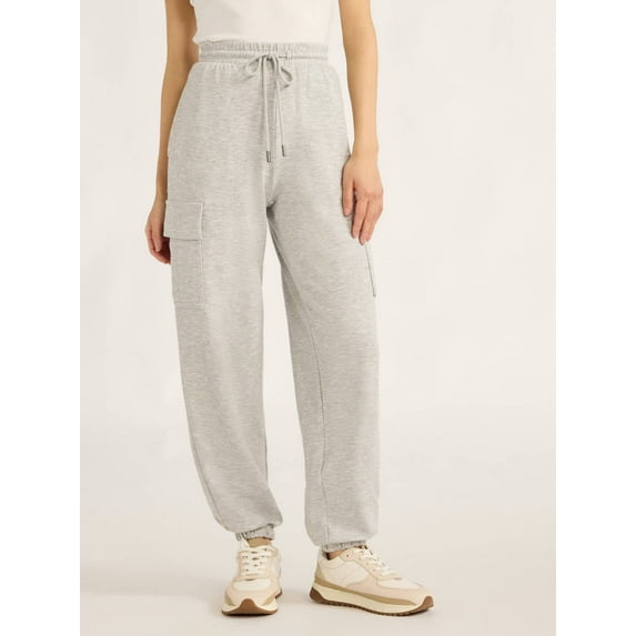 Scoop Women’s and Women's Plus Scubaknit Cargo Joggers, Sizes XS-4X