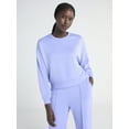 thumbnail image 1 of Scoop Women's and Women's Plus Ultimate Scubaknit Cropped Sweatshirt with Drop Sleeves, Size XS-4X, 1 of 4