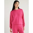 thumbnail image 1 of Scoop Women's and Women's Plus Ultimate Scubaknit Cropped Sweatshirt with Drop Sleeves, Size XS-4X, 1 of 5