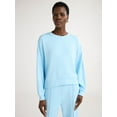 thumbnail image 1 of Scoop Women's and Women's Plus Scubaknit Cropped Sweatshirt with Drop Sleeves, Size XS-4X, 1 of 5