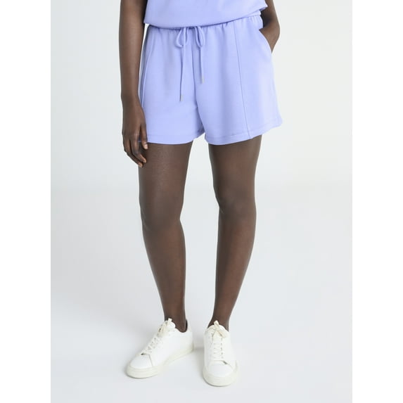 Scoop Women's and Women’s Plus Ultimate ScubaKnit Seamed Shorts, Sizes XS-4X