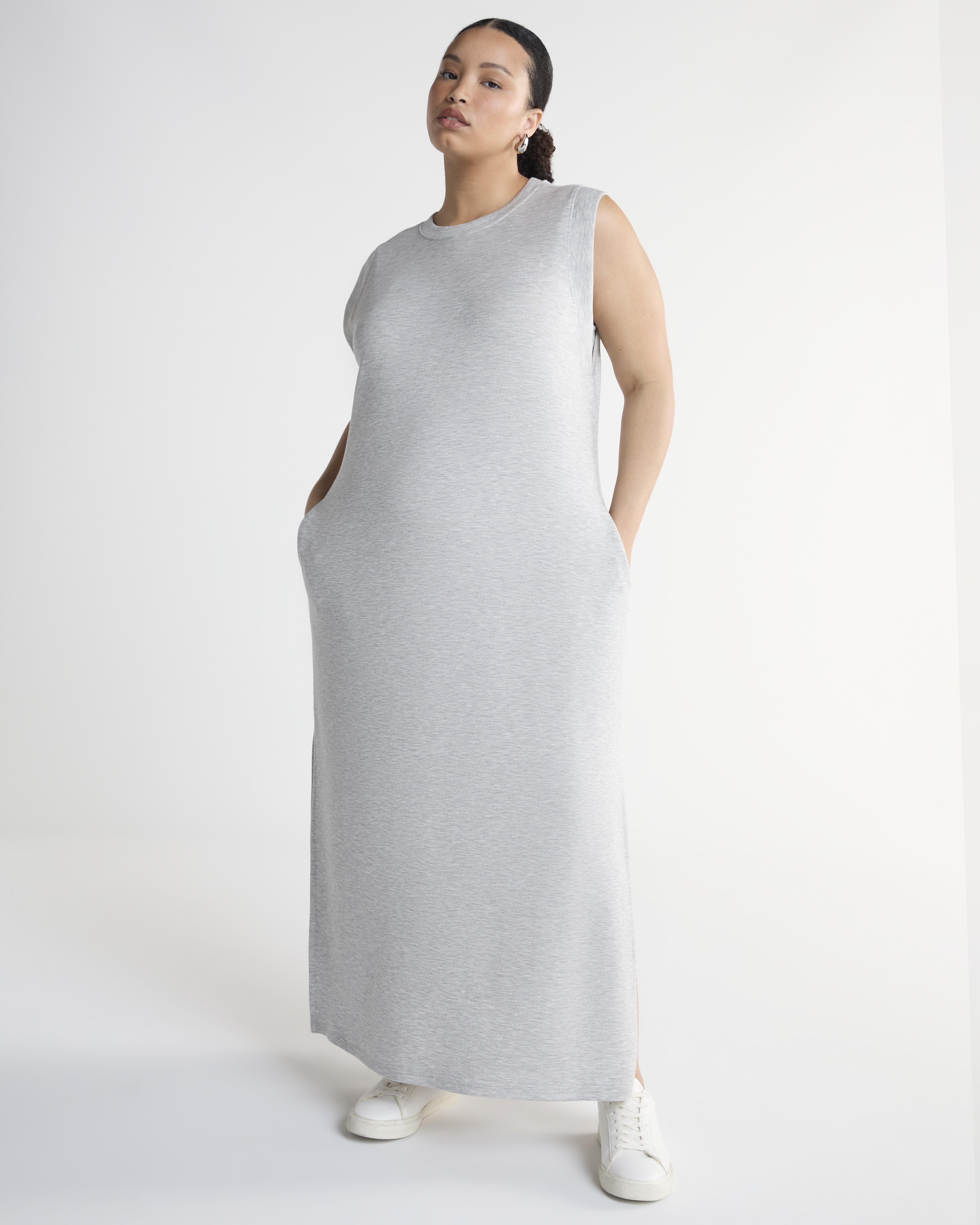 Scoop Women's and Women's Plus Scubaknit Sleeveless Maxi Dress, Sizes XS-4X  - Walmart Business Supplies