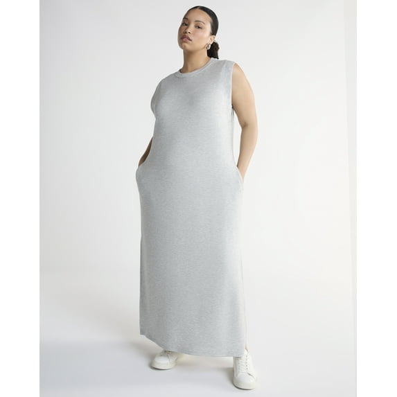 Scoop Women's and Women’s Plus Scubaknit Sleeveless Maxi Dress, Sizes XS-4X