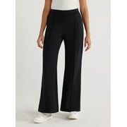 Scoop Women’s and Women’s Plus Scubaknit Seamed Sweatpants, Sizes XS-4X