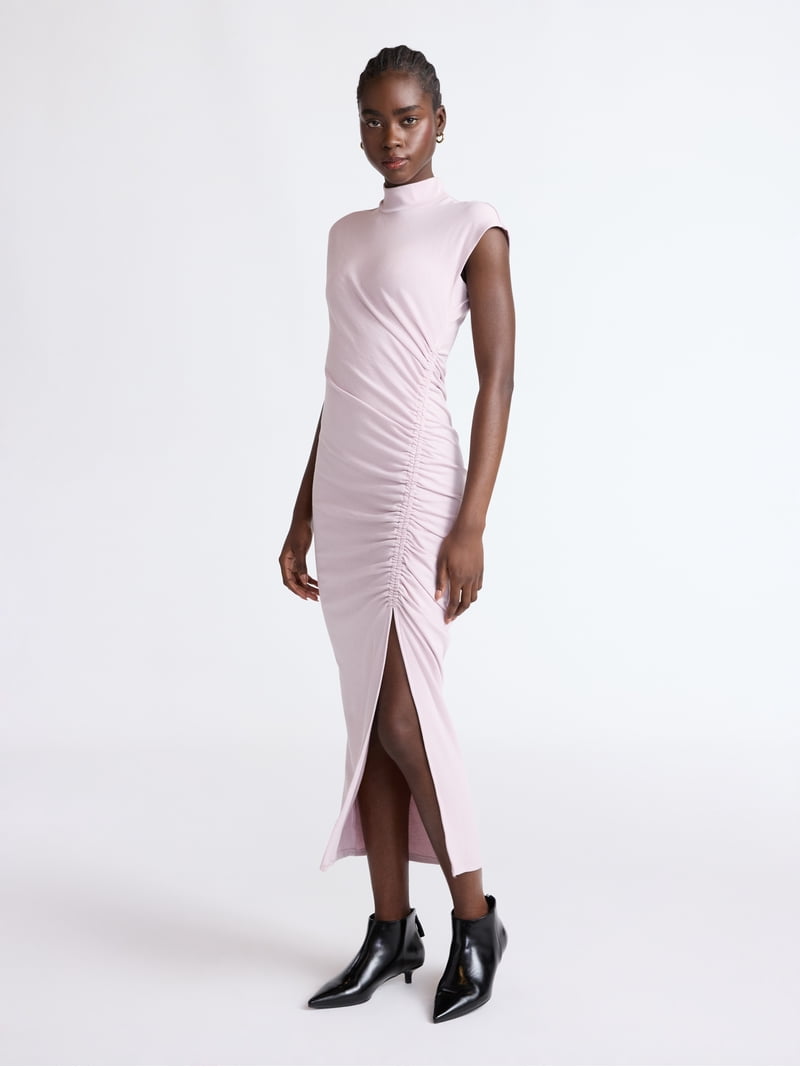 black cotton knee length dress Åsa black shirt dress cotton-knee length – Studio Heijne