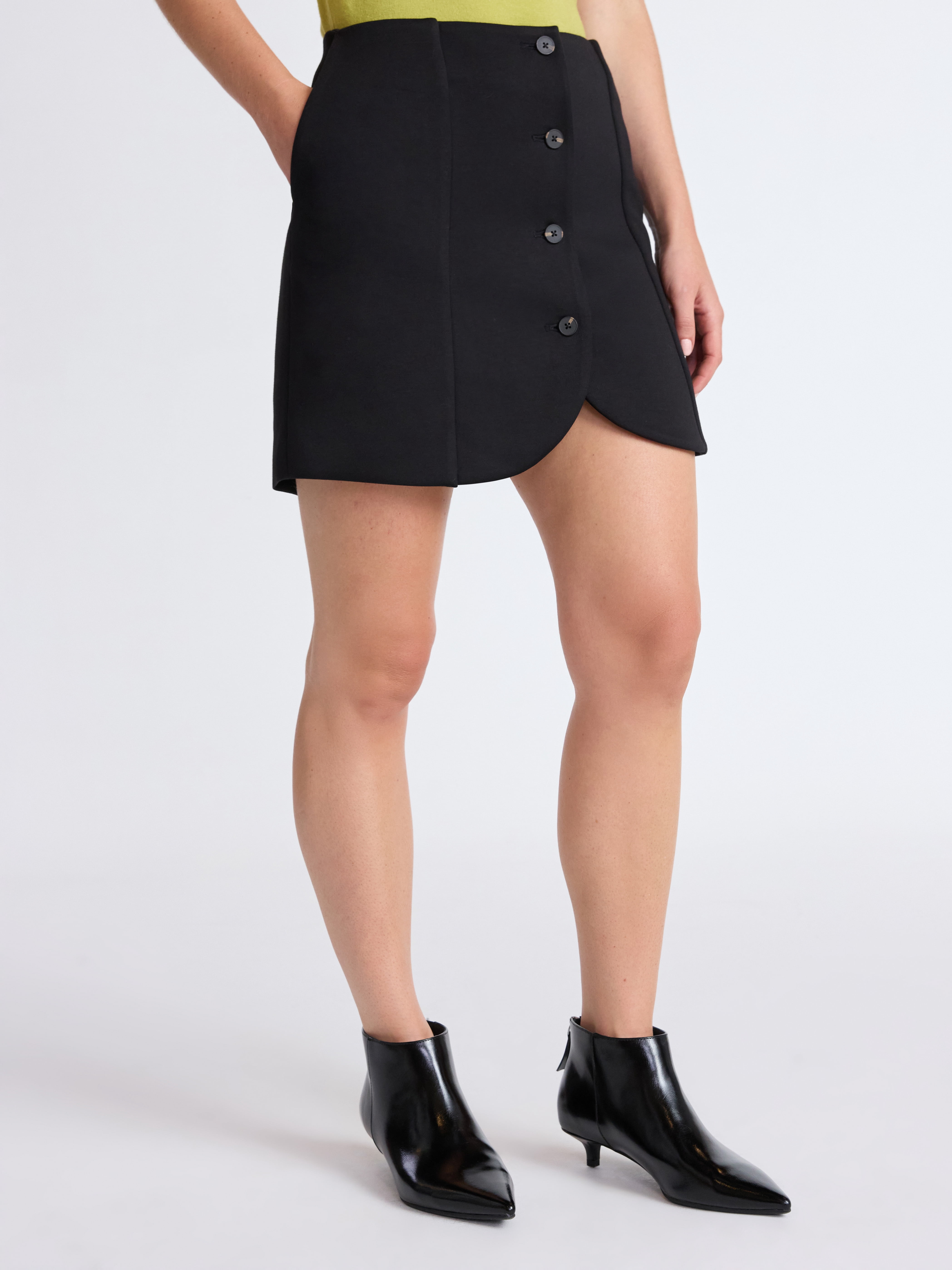 Scoop Women’s New Scubaknit Tulip Hem Mini Skirt, Sizes XS-XXL