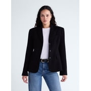 Scoop Womens and Womens Plus Notched Hourglass Blazer, Sizes XS-XXL