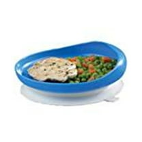 Scoop plate with suction cup base